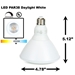 PAR38 LED Light Bulb 18W 6500K Daylight White - White Finish Grow light - Hyproponic - LB-1002-WH-65K
