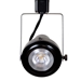 LED Rear Loading Gimbal Ring Track Lighting Fixture PAR30 Front View 50005-L30-4K-BK