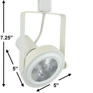 LED PAR38 Rear Loading Gimbal Ring Track Lighting Fixture 50006-L38-4K-WH