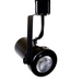 LED PAR20 Rear Loading Gimbal Ring Track Lighting Fixture Side View 50004-L20-3K-BK