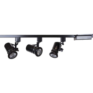 Compact PAR20 LED Track Lighting Kit 50047-3L20-4K-BK 