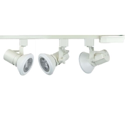 Compact PAR30 LED Track Lighting Kit 50047-3L30-3K-WH