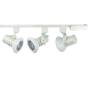 Compact PAR30 LED Track Lighting Kit 50047-3L30-3K-WH