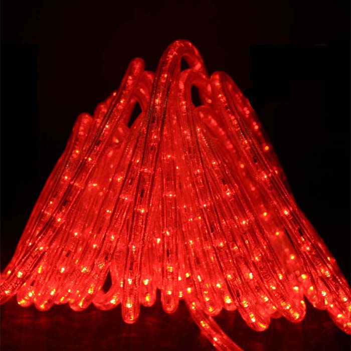 Red Color Rope Light Red LED Rope Lights 50FT RLWL-50-RED - Direct-Lighting.com