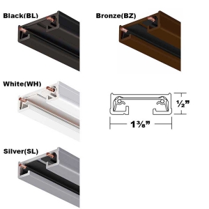 Juno Trac-Lites Trac Section, 1-Circuit,2 FT Trac R2 FT
