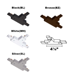 Juno Trac-Lites T-Connector, 1-Circuit, R25