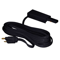 Juno Trac-Master 15ft Matching Color 3-wire Grounded Cord and Plug. No switch. Not UL Listed. T122 Black