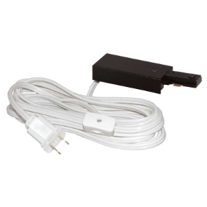 Juno Trac-Master Cord and Plug Feed, 1-Circuit,Black T22
