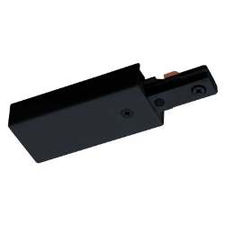 Juno Trac-Master End Feed Connector, 1-Circuit T38 Black