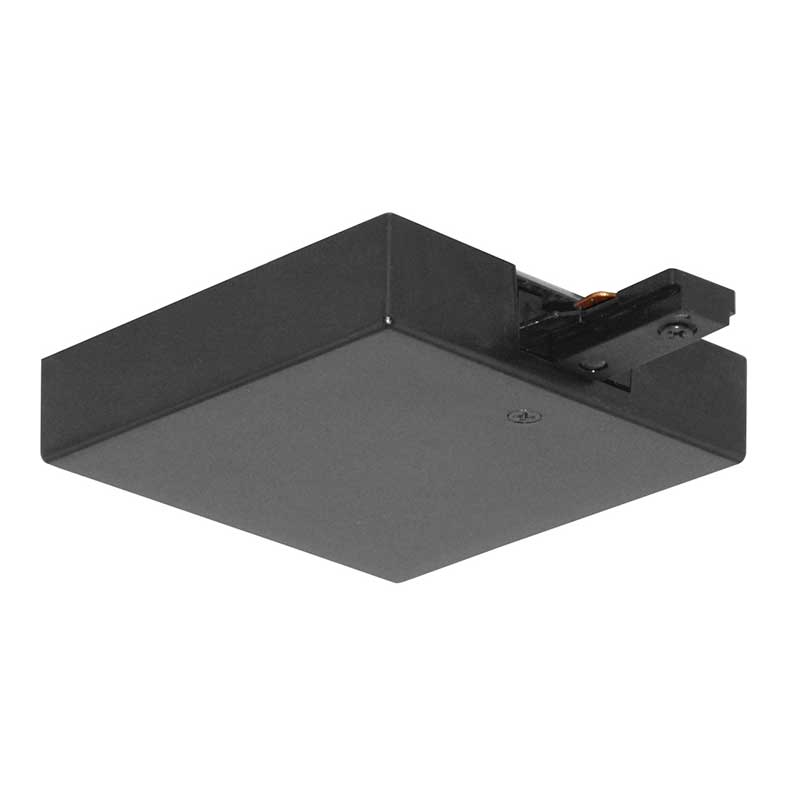 Juno Trac-Master T-Bar End Feed, 1-Circuit, T36 Black
