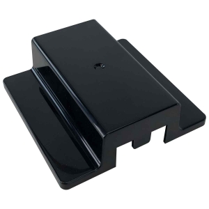 H System Single Circuit Track Lighting Floating Feed Canopy 50090 Black