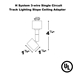  Track Lighting Slope Ceiling Adapter 50109 Specification