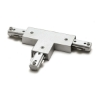 H System Single Circuit Track Lighting L-Shaped Connector 50091 Brushed Steel