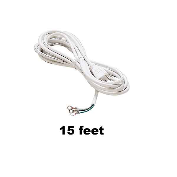 WAC Lighting H Series Single Circuit 15-ft Cord with Male Plug