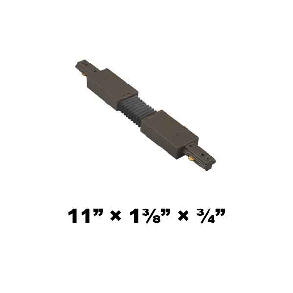 WAC Lighting H Series Single Circuit Flexible Track Connector HFLX