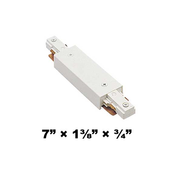 WAC Lighting J2 Series Two Circuit I Straight Line Power Connector J2-IPWR