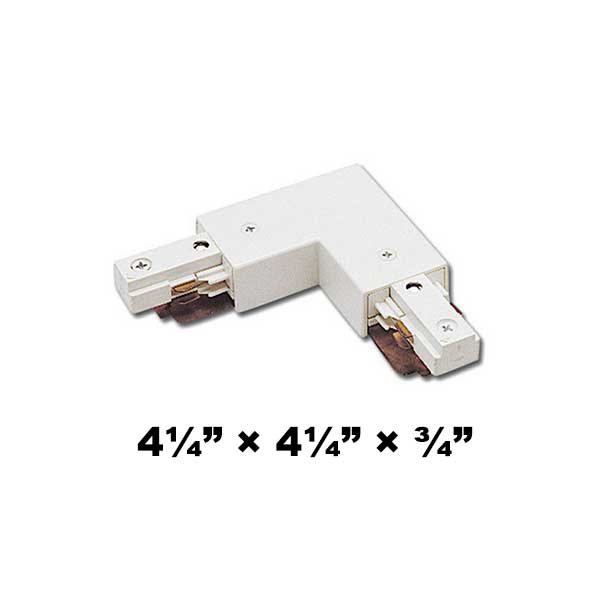 WAC Lighting J2 Series Two Circuit L Connector Left J2-LLEFT