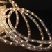 148' Warm White LED Rope Light Close Up